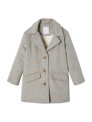 vertbaudet Płaszcz zimowy w kolorze szaro-jasnobrązowym rozmiar: 128