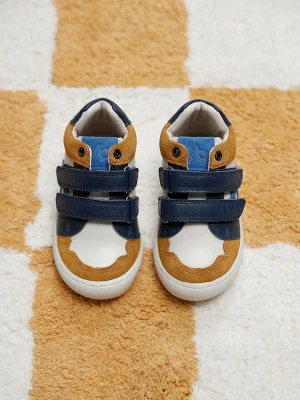 vertbaudet Skórzane sneakersy rozmiar: 19