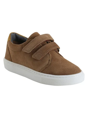 vertbaudet Skórzane sneakersy rozmiar: 28 brązowy