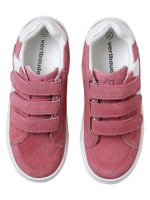 vertbaudet Skórzane sneakersy w kolorze czerwonym rozmiar: 35
