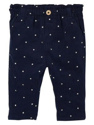 vertbaudet Spodnie sztruksowe w kolorze granatowym rozmiar: 68