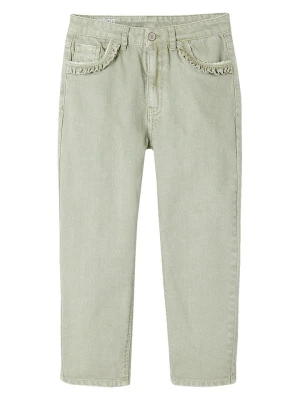 vertbaudet Spodnie w kolorze zielonym rozmiar: 128