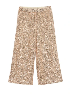 vertbaudet Spodnie w kolorze złotym rozmiar: 152