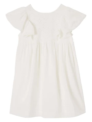 vertbaudet Sukienka w kolorze białym rozmiar: 110