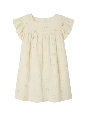 vertbaudet Sukienka w kolorze kremowym rozmiar: 140