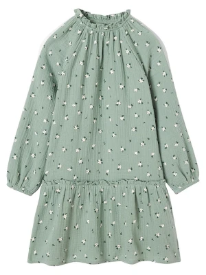 vertbaudet Sukienka w kolorze zielonym rozmiar: 86