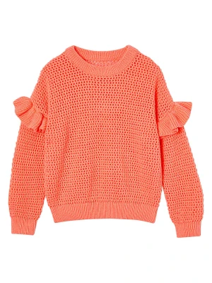 vertbaudet Sweter w kolorze koralowym rozmiar: 152