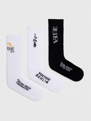 Vertere Berlin skarpetki 3-pack NIGHTTIME kolor biały VER SOCKS