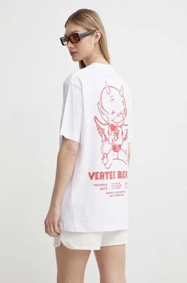 Vertere Berlin t-shirt bawełniany kolor biały z nadrukiem VER T228