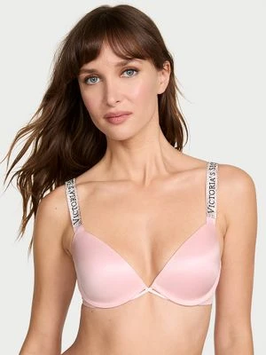 Very Sexy Biustonosz lekko usztywniany z błyszczącymi ramiączkami Shine Strap Demi Victoria's Secret