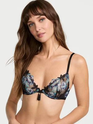 Very Sexy Biustonosz nieusztywniany Electric Orchid Plunge Demi Victoria's Secret