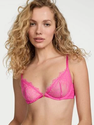 Very Sexy Biustonosz nieusztywniany koronkowy Rose Lace Demi Victoria's Secret