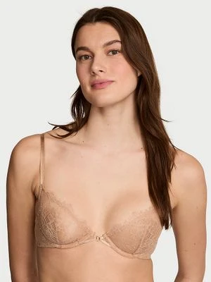 Very Sexy Biustonosz nieusztywniany koronkowy Rose Lace Demi Victoria's Secret