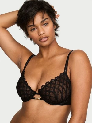 Very Sexy Biustonosz nieusztywniany z haftem Viper Demi Victoria's Secret Z nadrukiem