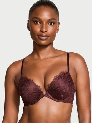 Very Sexy Biustonosz push-up powiększający o 2 rozmiary Bombshell Rose Lace Victoria's Secret