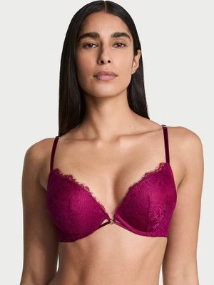 Very Sexy Biustonosz push-up powiększający o 2 rozmiary Bombshell Rose Lace Victoria's Secret
