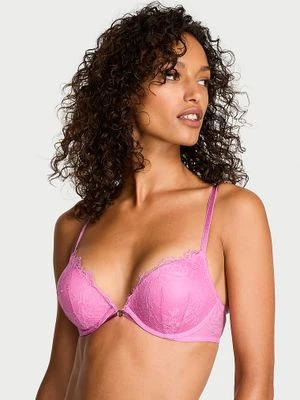 Very Sexy Biustonosz push-up powiększający o 2 rozmiary Bombshell Rose Lace Victoria's Secret