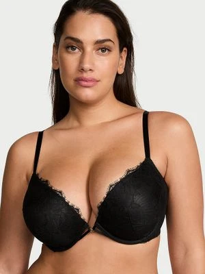 Very Sexy Biustonosz push-up powiększający o 2 rozmiary Bombshell Rose Lace Victoria's Secret