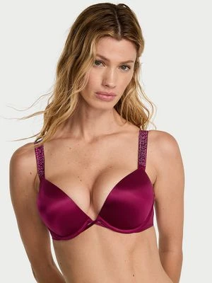 Very Sexy Biustonosz push-up powiększający o 2 rozmiary Bombshell Shine Strap Victoria's Secret