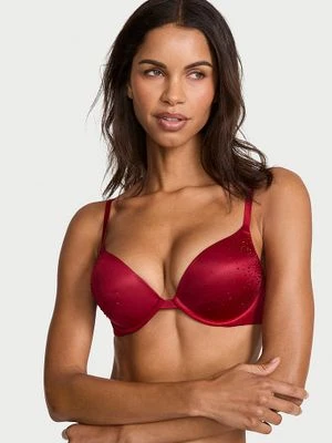 Very Sexy Biustonosz push-up powiększający o 2 rozmiary Bombshell Sparkle Crystal Shine Strap Victoria's Secret