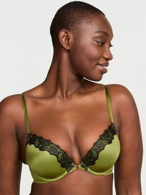 Very Sexy Biustonosz push-up powiększający o 2 rozmiary ze wstawkami z koronki Bombshell Lace-Trim Victoria's Secret