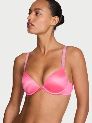 Very Sexy Biustonosz push-up Shine Strap Victoria's Secret Różowy