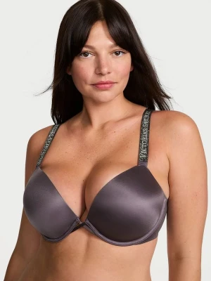 Very Sexy Biustonosz push-up Shine Strap Victoria's Secret Szary