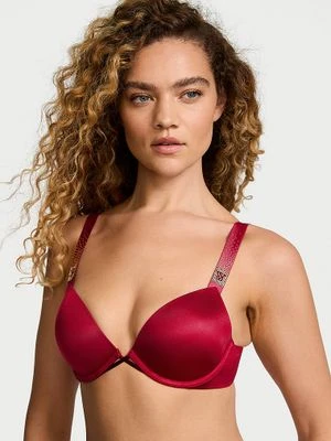 Very Sexy Biustonosz push-up z błyszczącymi paseczkami Scattered Shine Strap Victoria's Secret