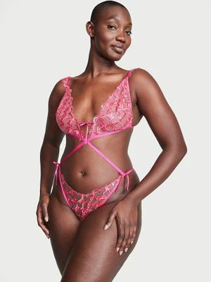 Very Sexy Body bez kroku Shimmer Heart Embroidery Victoria's Secret