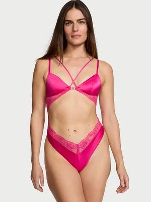 Very Sexy Body satynowe z koronką Satin and Lace Triangle Victoria's Secret