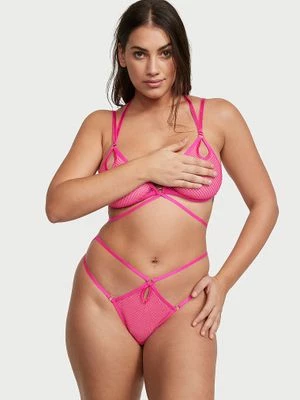 Very Sexy Body z siateczki Strappy Naked Teddy Victoria's Secret