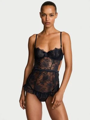 Very Sexy Fartuszek i stringi Wicked Rose Lace Victoria's Secret