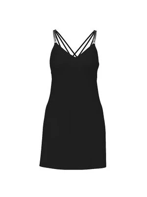 Very Sexy Koszulka nocna satynowa z błyszczącymi ramiączkami Scattered Shine Strap Slip Victoria's Secret