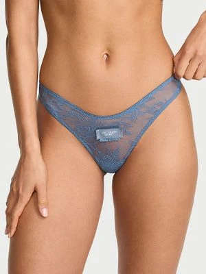 Very Sexy Stringi koronkowe Denim Patch Victoria's Secret 1J3W