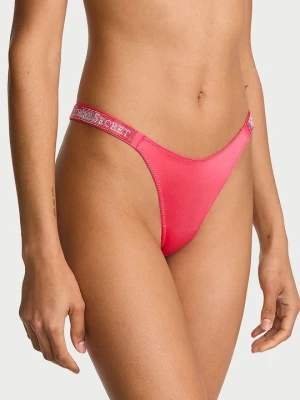 Very Sexy Stringi z błyszczącymi paskami Shine Strap Victoria's Secret Czerwony