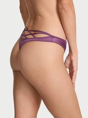 Very Sexy Stringi z paseczkami z tyłu i wysoko wyciętymi nogawkami Strappy-Back High-Leg Victoria's Secret