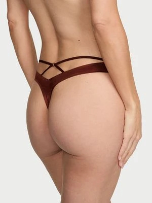 Very Sexy Stringi z paseczkami z tyłu Sheer Reveal Victoria's Secret