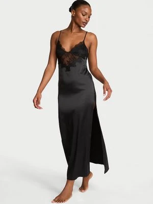 Very Sexy Sukienka satynowa maxi Rose Lace Victoria's Secret