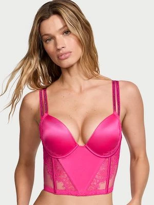 Very Sexy Top gorsetowy push-up Double Shine Strap Lace Victoria's Secret