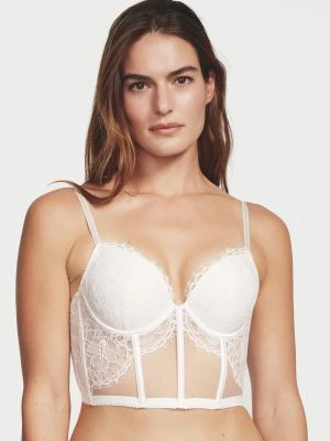 Very Sexy Top gorsetowy push-up z koronką Victoria's Secret