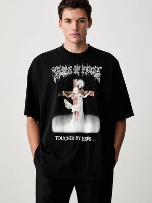 Vetements CoF Jesus T-shirt bawełniany męski