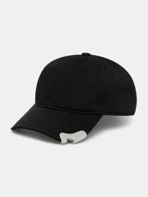 VETEMENTS czapka z daszkiem bawełniana Bottle-Opener kolor czarny UH76CA550B