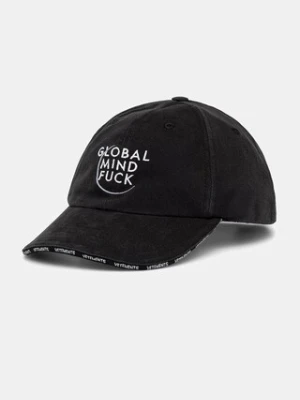 VETEMENTS czapka z daszkiem jeansowa Global MF