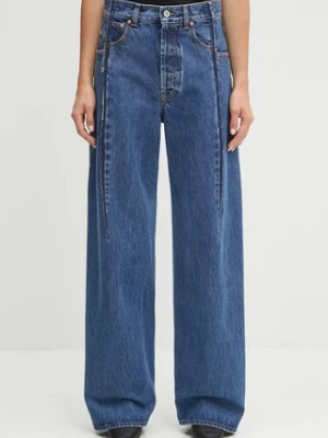 VETEMENTS jeansy Cut Reconstructed damskie high waist UH76DP460MB3
