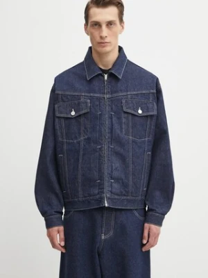 VETEMENTS kurtka jeansowa Hip-Hop Denim kolor granatowy przejściowa UH76DJ250N