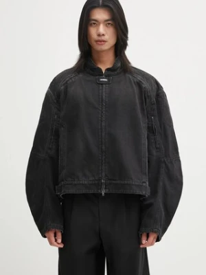 VETEMENTS kurtka jeansowa Racing Denim kolor czarny przejściowa oversize UH76DJ900B2