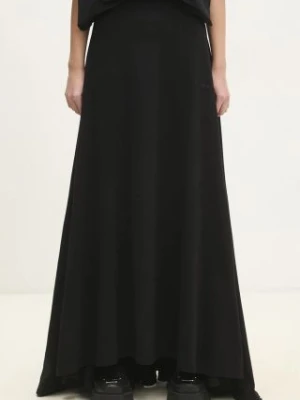 VETEMENTS spódnica Ballroom Jersey kolor czarny maxi rozkloszowana WA66SK610B