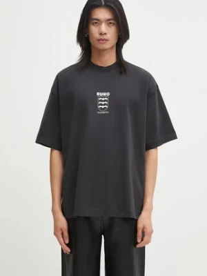 VETEMENTS t-shirt bawełniany Bats Logo Regular męski kolor czarny z nadrukiem UH76TR650B