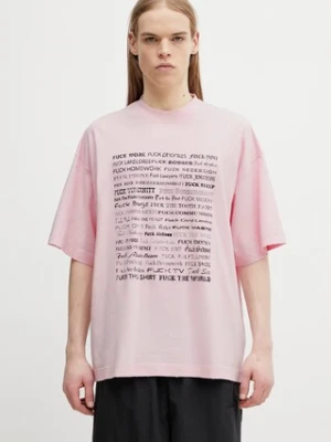 VETEMENTS t-shirt bawełniany Fuck Everything