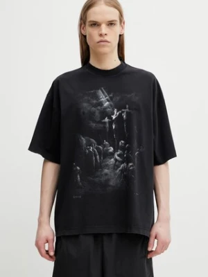 VETEMENTS t-shirt bawełniany Jesus On a Cross Distressed